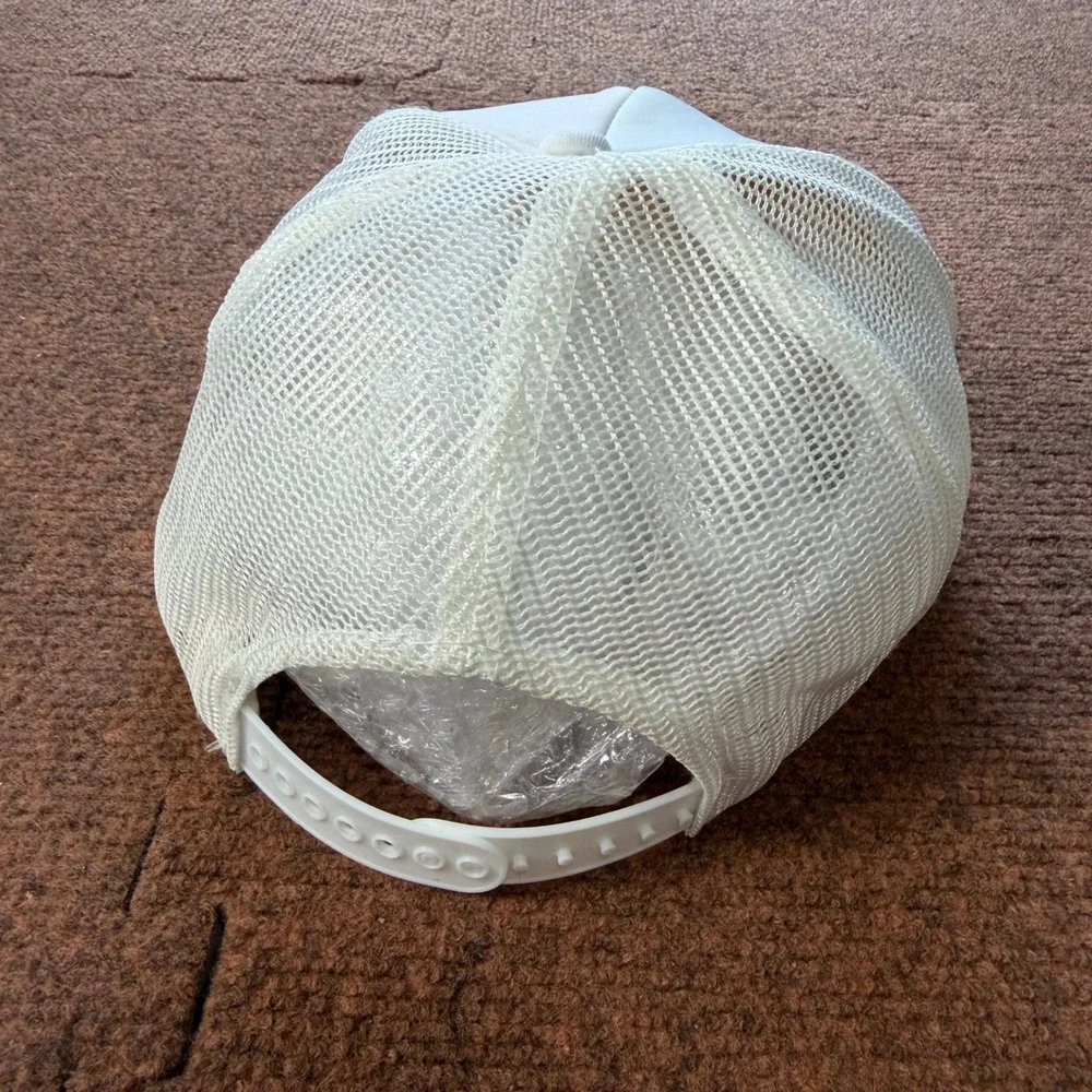 B- Vintage Kmart Havoline Racing Trucker Hat White Mesh Snapback Cap That Hat